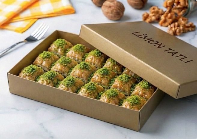 Tatlı Severler İçin 1000 Gr Fıstıklı Baklava
